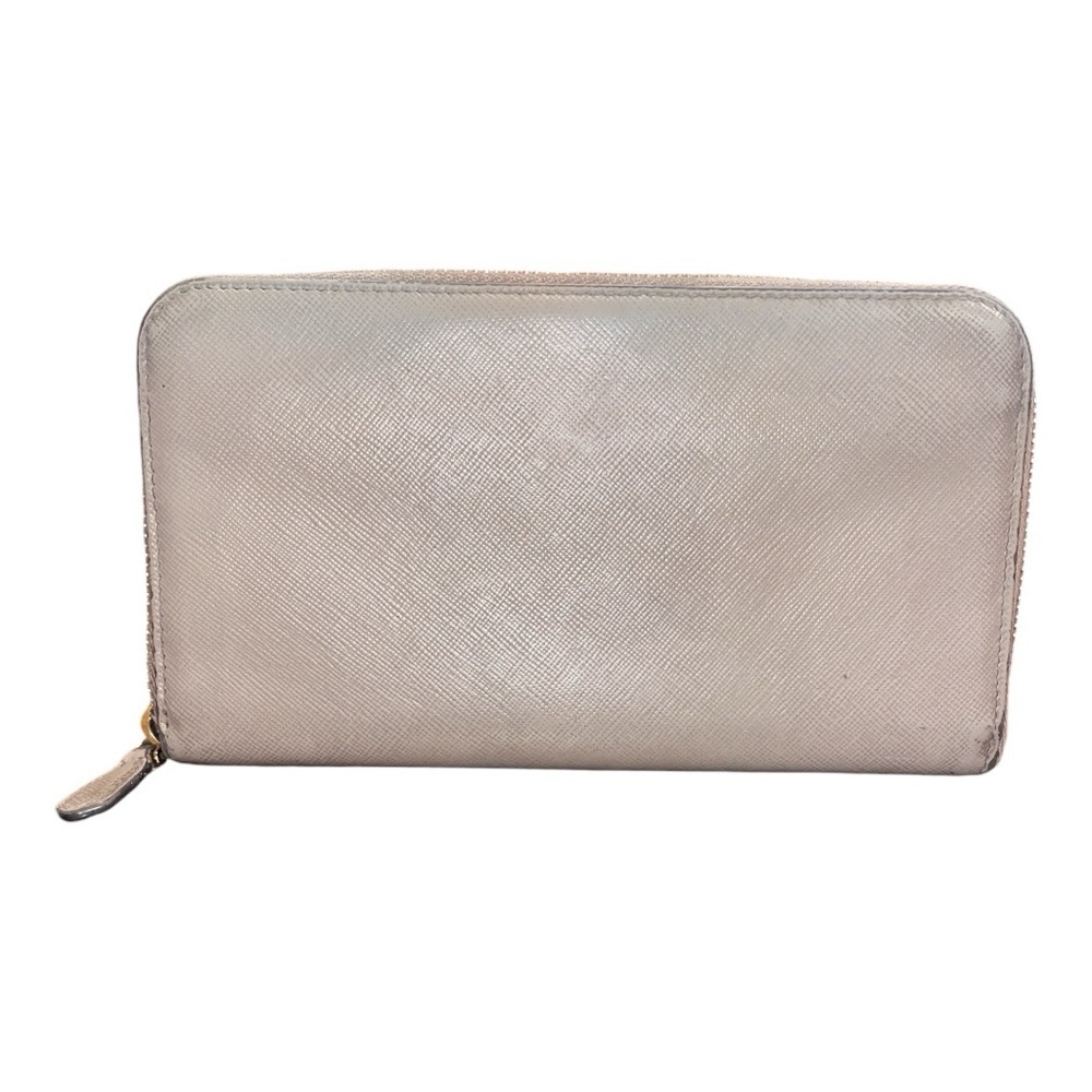 Prada Saffiano Leather Zippy Long Wallet EUC  FF - Picture 4 of 13